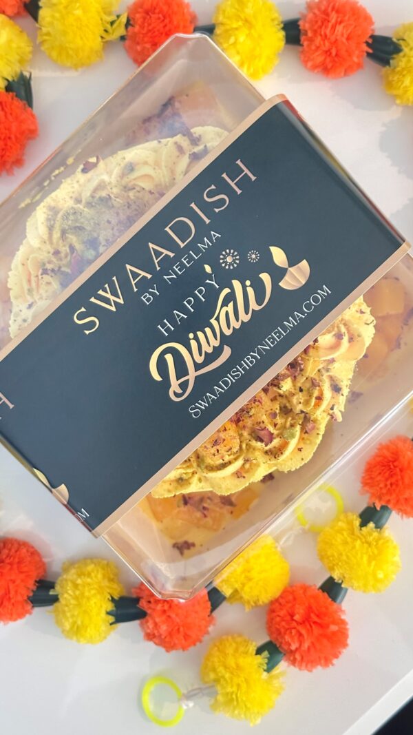Diwali Special - Saffron & Mango Cake (Local Pick up only) - Image 4
