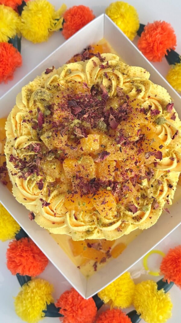 Diwali Special - Saffron & Mango Cake (Local Pick up only) - Image 2